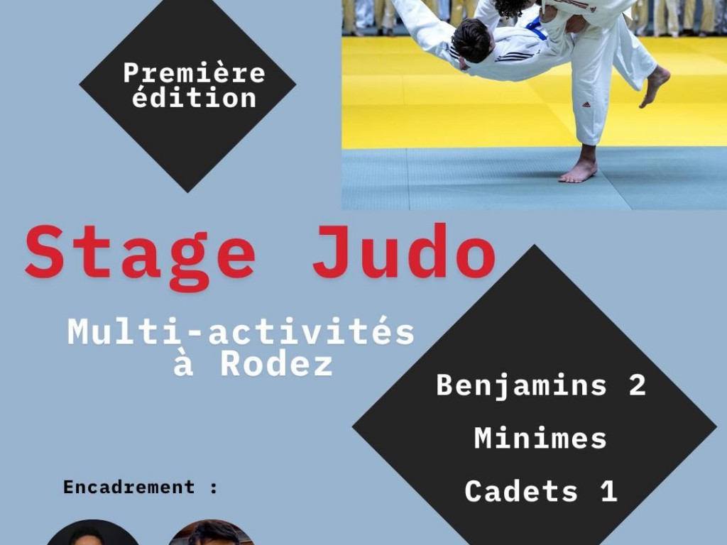 Image de l'actu 'Stage de judo et multisports à RODEZ du 7 au 11 Juillet'